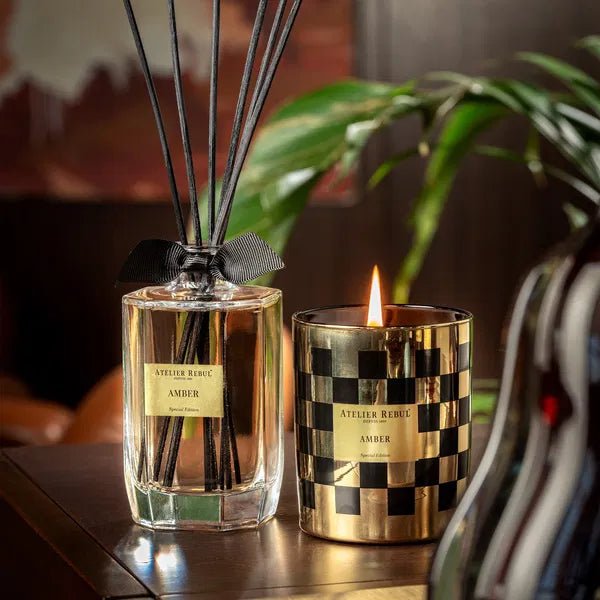 All - AMBER SCENTED CANDLE 210 G SPECIAL EDITION - Atelier Rebul UK