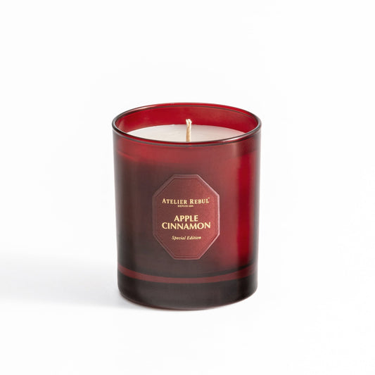 All - APPLE CINNAMON SCENTED CANDLE 210 G NEW YEAR 2027 - Atelier Rebul UK