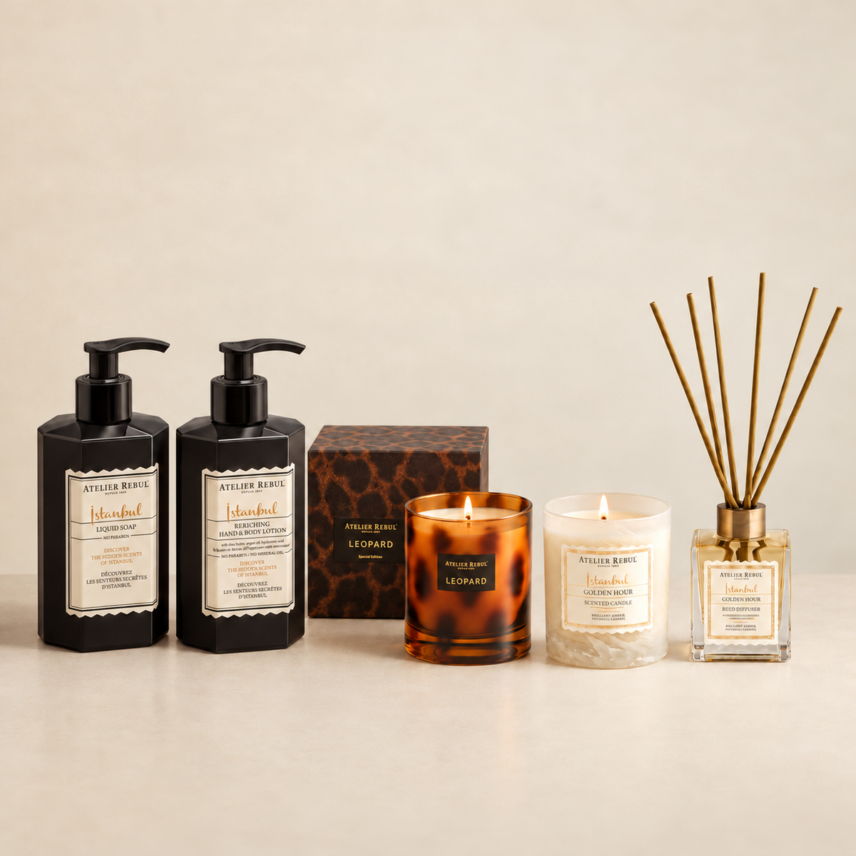 Atelier Rebul Istanbul bath and home fragrance collection
