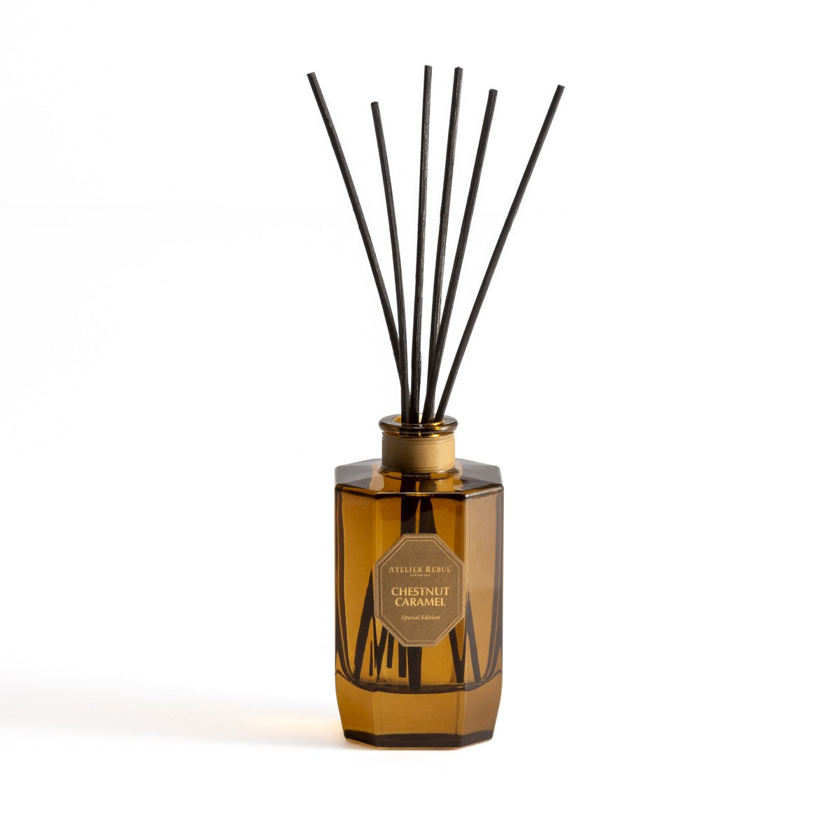 All - CHESTNUT CARAMEL REED DIFFUSER 200 ML NEW YEAR 2027 - Atelier Rebul UK