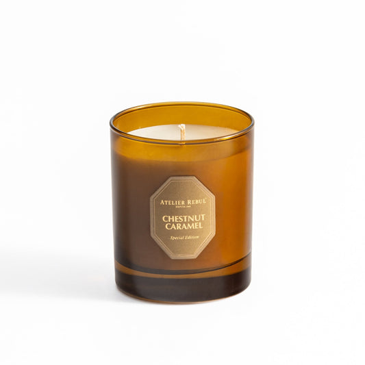All - CHESTNUT CARAMEL SCENTED CANDLE 210 G NEW YEAR 2027 - Atelier Rebul UK