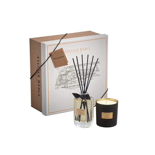 HEMP LEAVES HOME FRAGRANCE GIFT SET