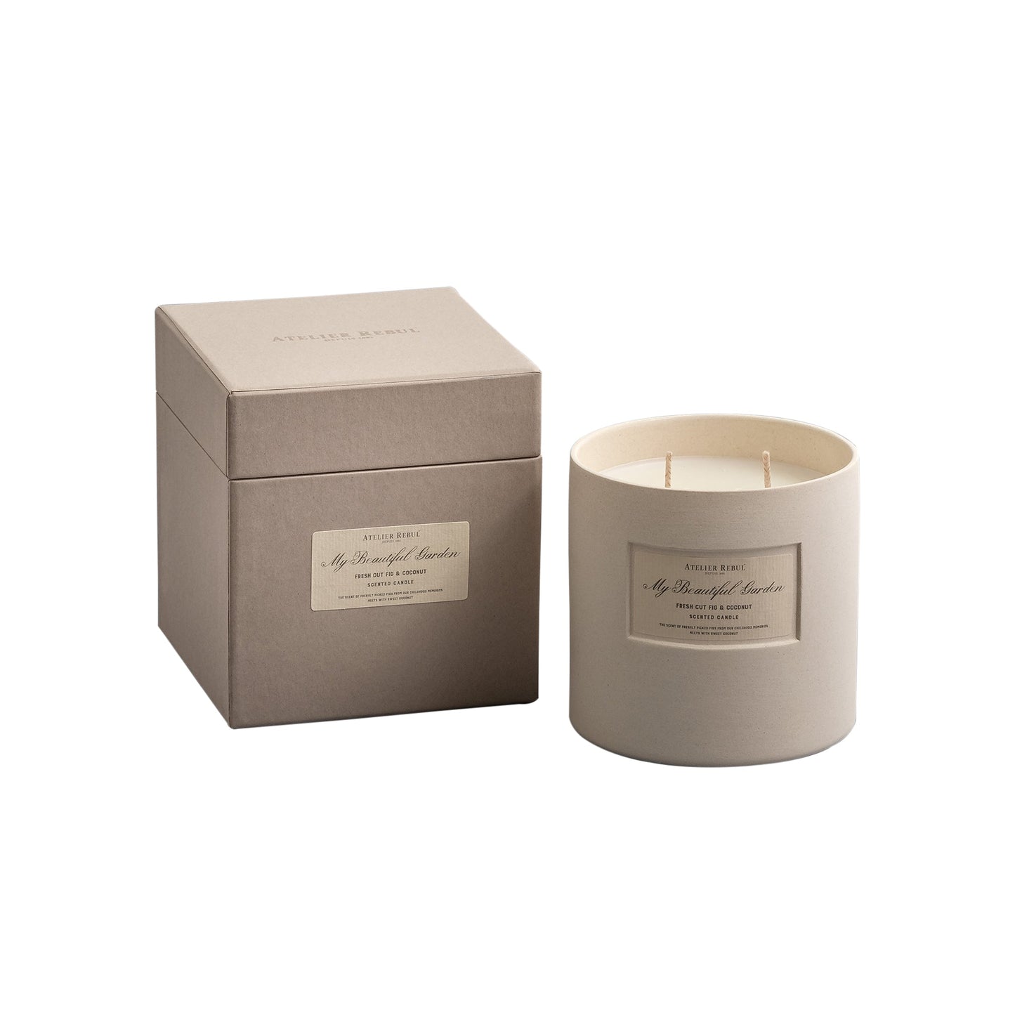 All - FRESH CUT FIG & COCONUT SCENTED CANDLE 650 G EU - Atelier Rebul UK