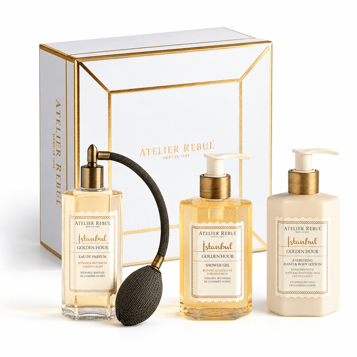 - Golden Hour Perfume Gift Set - Atelier Rebul UK