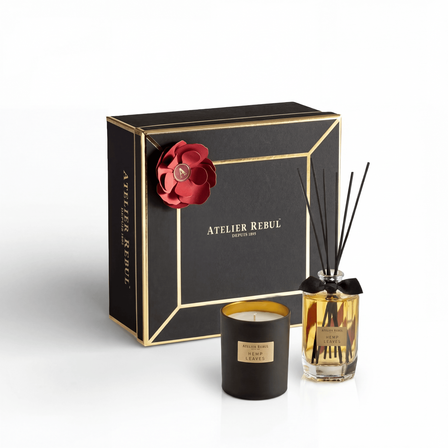  - HEMP LEAVES HOME FRAGRANCE GIFT SET - Atelier Rebul UK