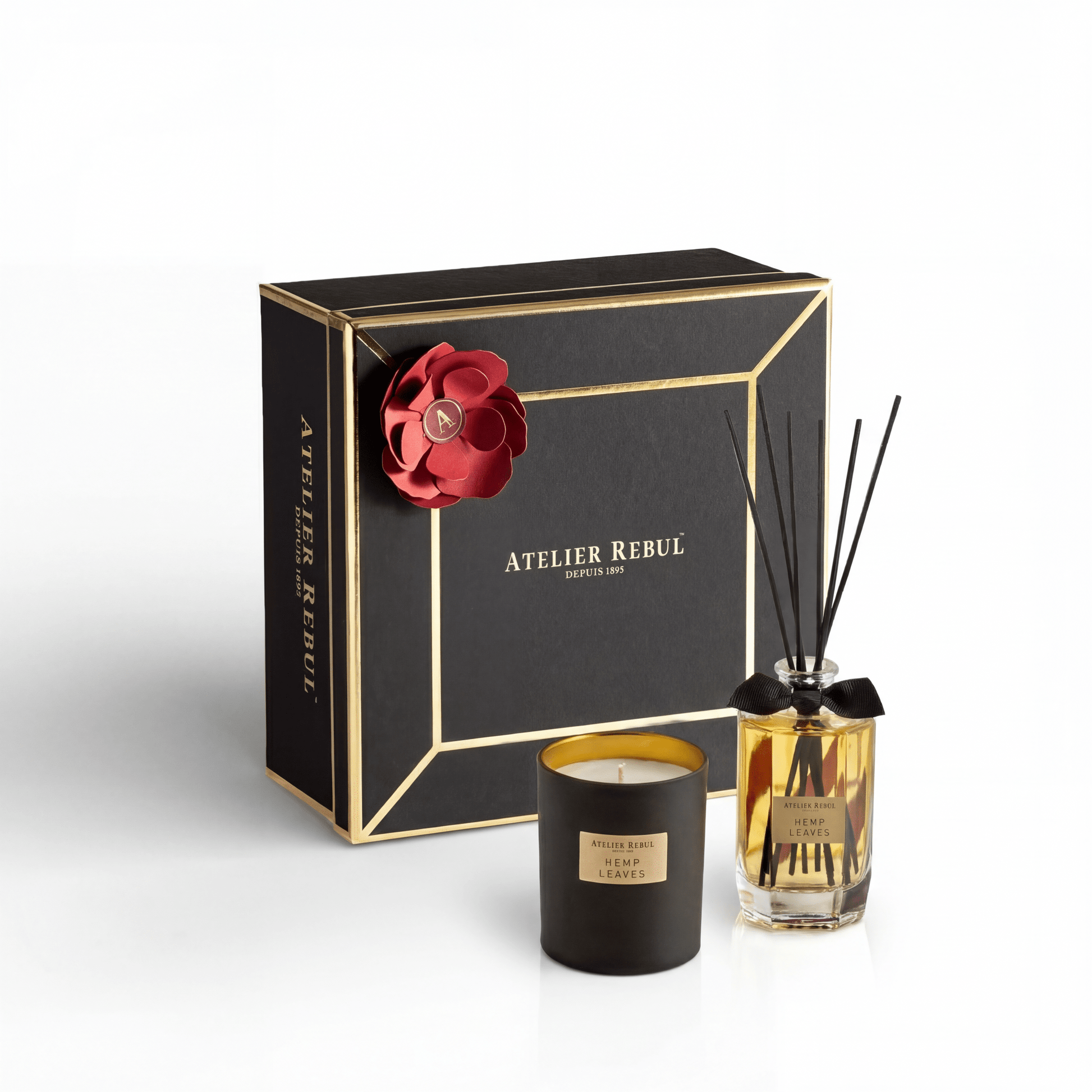  - HEMP LEAVES HOME FRAGRANCE GIFT SET - Atelier Rebul UK