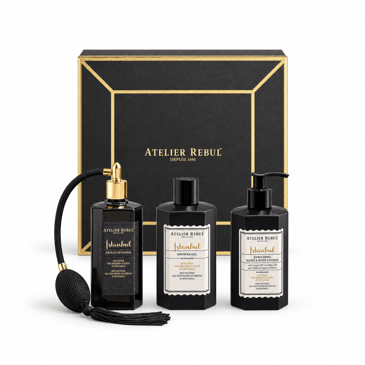 - Istanbul Extrait De Perfume Gift Set - Atelier Rebul UK