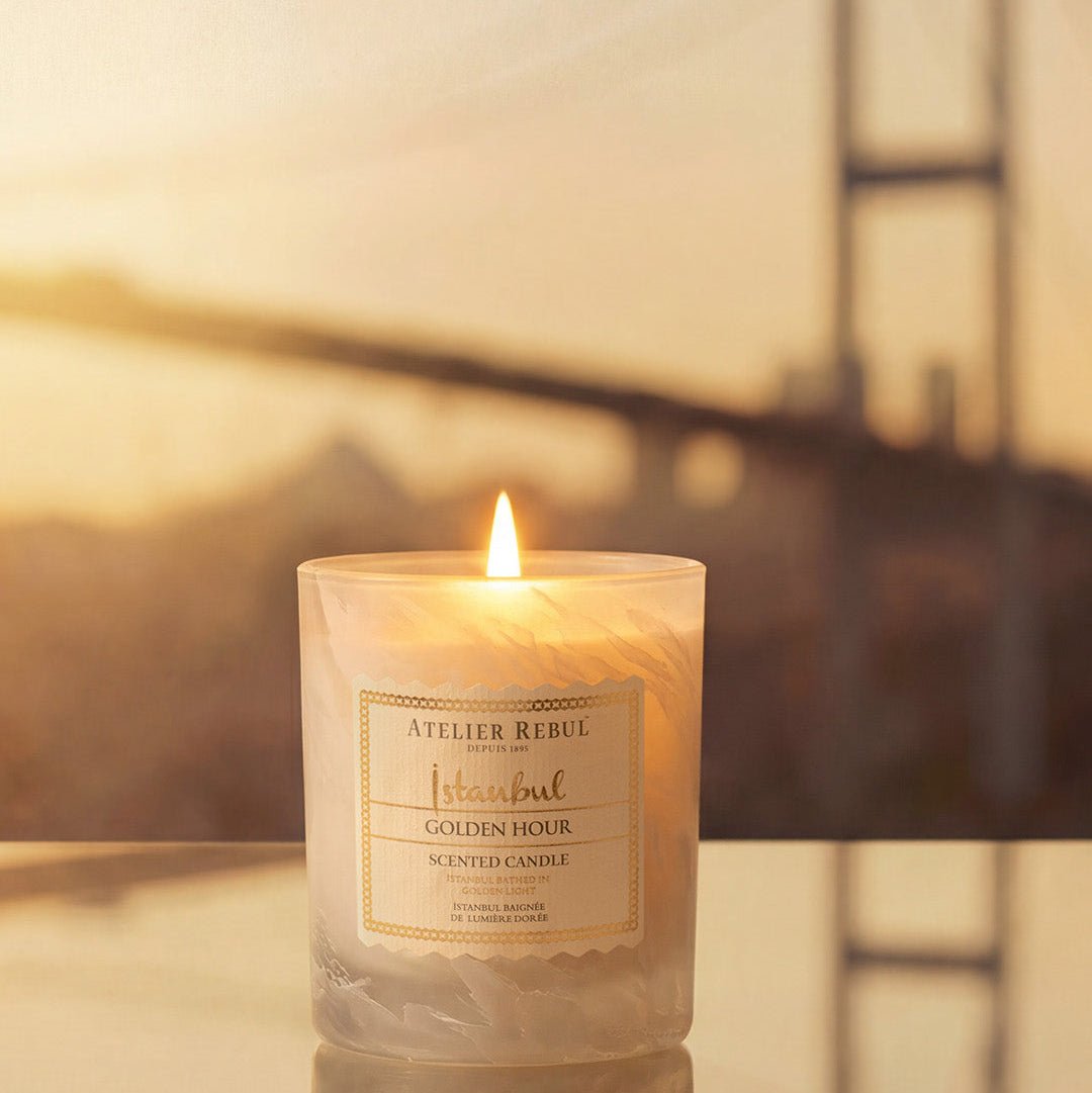  - ISTANBUL GOLDEN HOUR SCENTED CANDLE 210G - Atelier Rebul UK