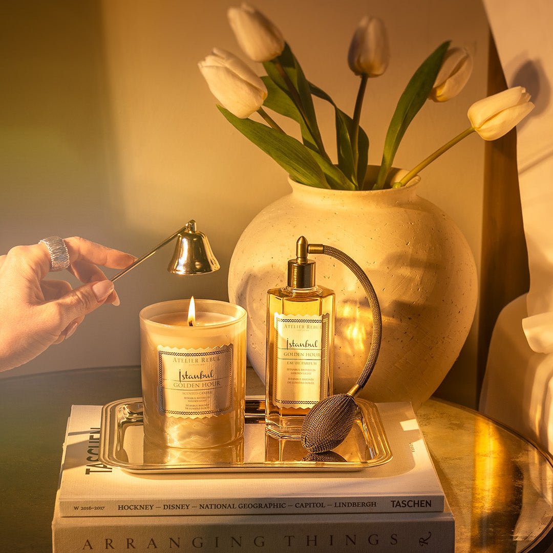  - ISTANBUL GOLDEN HOUR SCENTED CANDLE 210G - Atelier Rebul UK