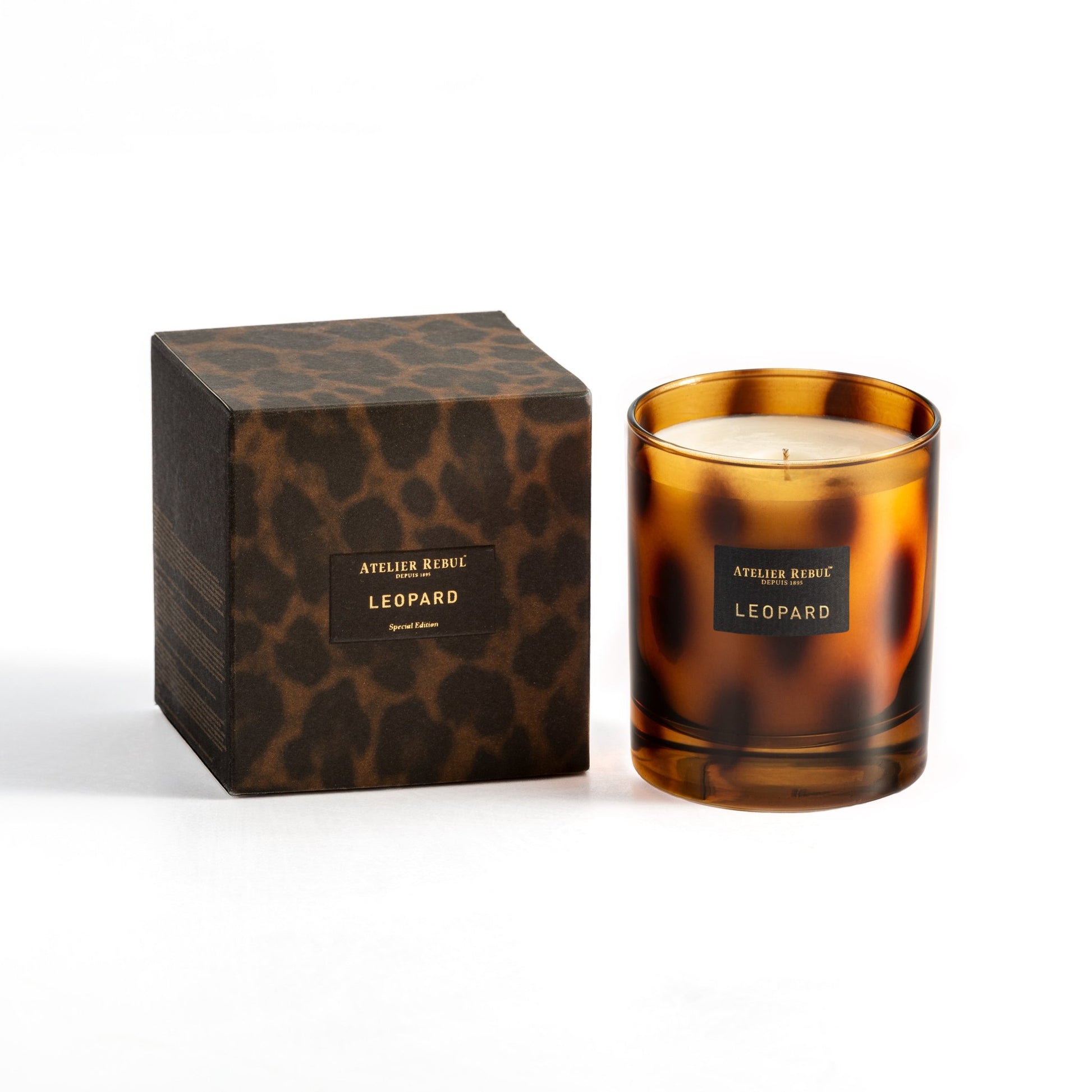 - Leopard Special Edition Scented Candle 210g - Atelier Rebul UK