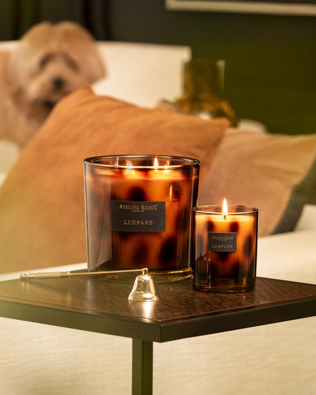 - Leopard Special Edition Scented Candle 950g - Atelier Rebul UK