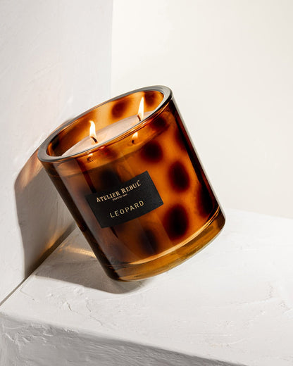- Leopard Special Edition Scented Candle 950g - Atelier Rebul UK