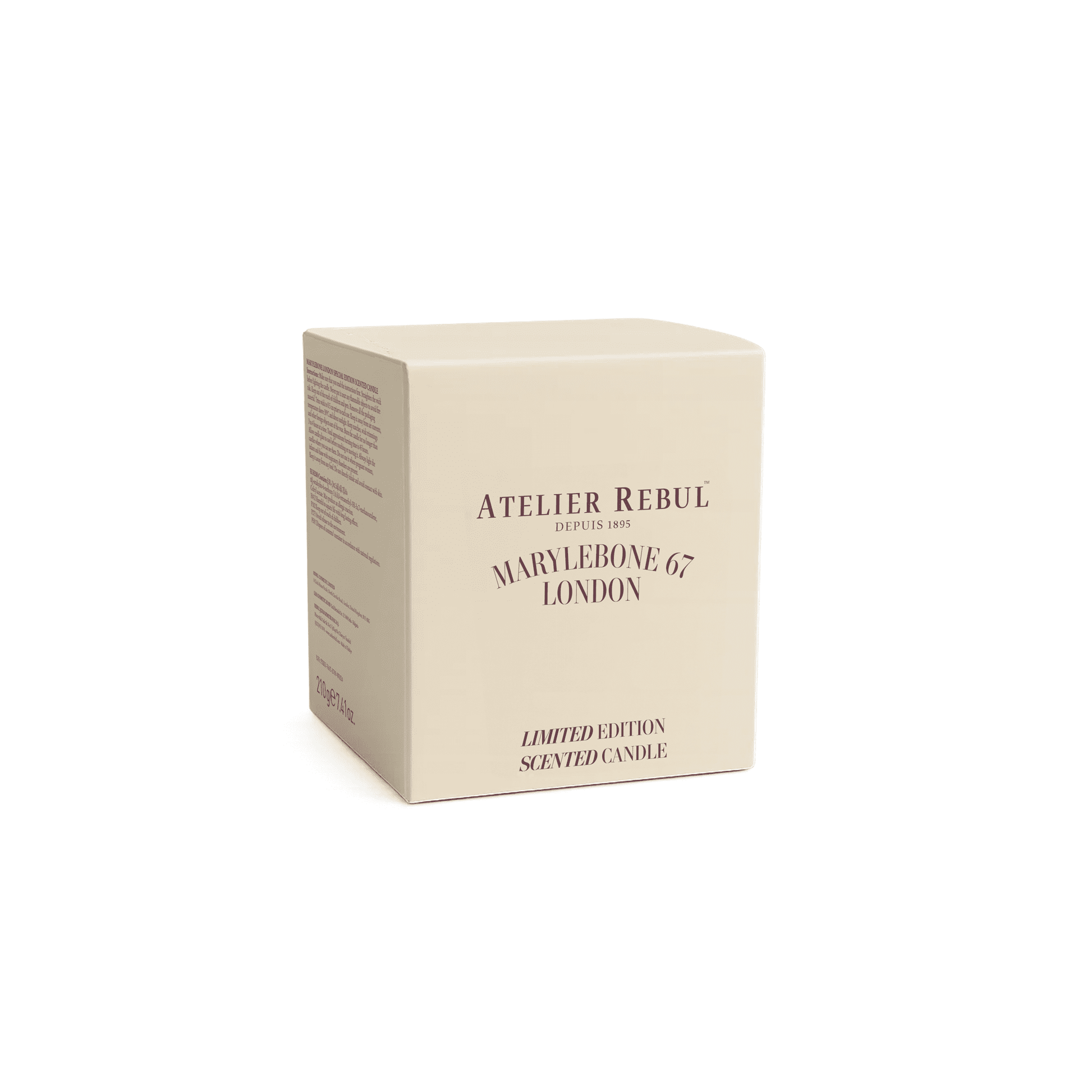 All - MARYLEBONE 67 LONDON SCENTED CANDLE 210 G LIMITED EDITION - Atelier Rebul UK