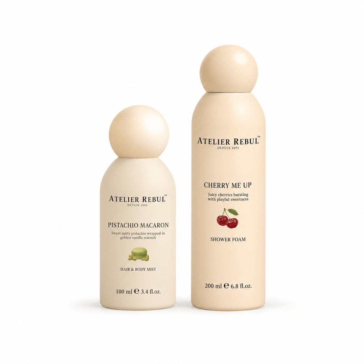 - Mist Body Layering Duo (Pistachio & Cherry Foam) - Atelier Rebul UK