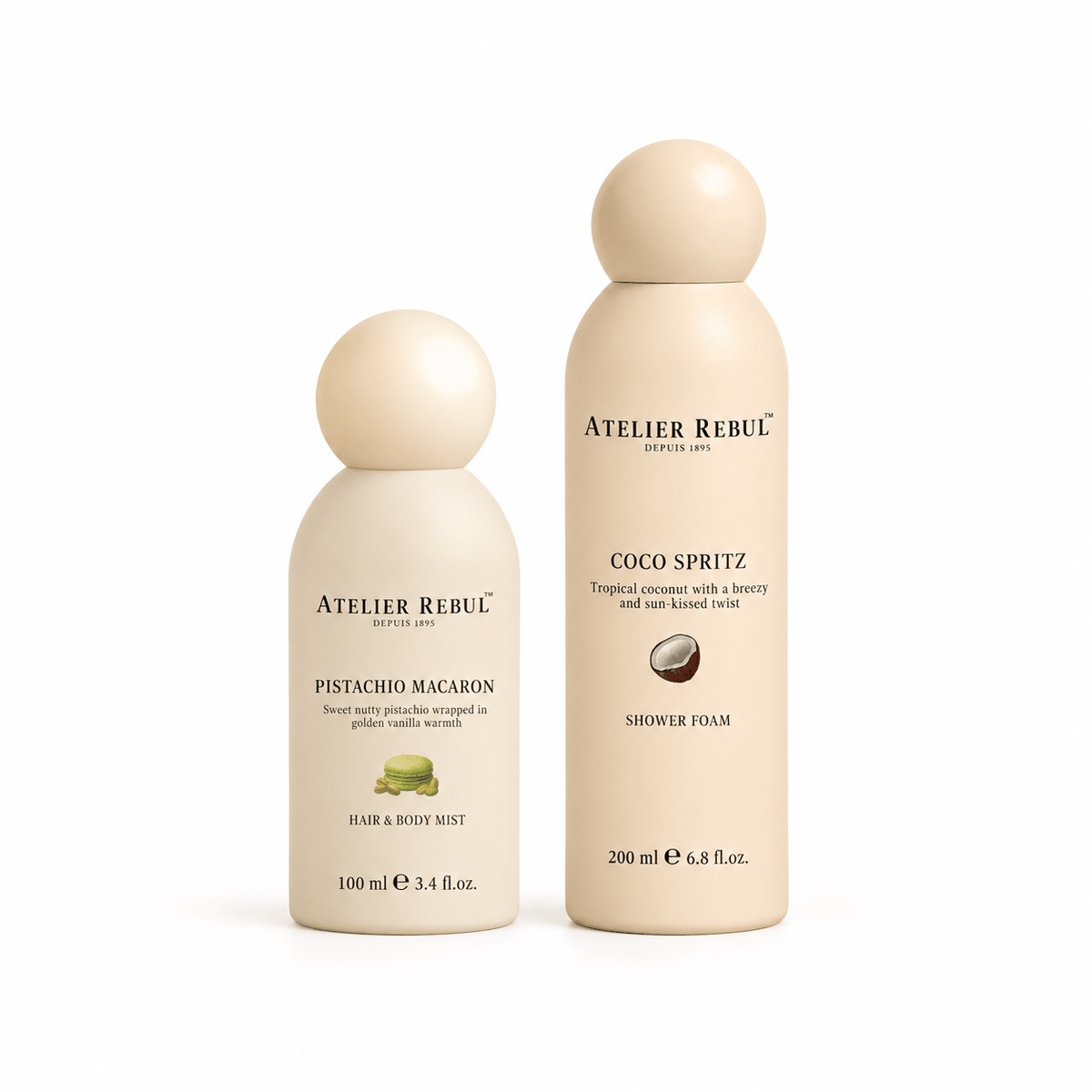 - Mist Body Layering Duo (Pistachio & Coco Foam) - Atelier Rebul UK