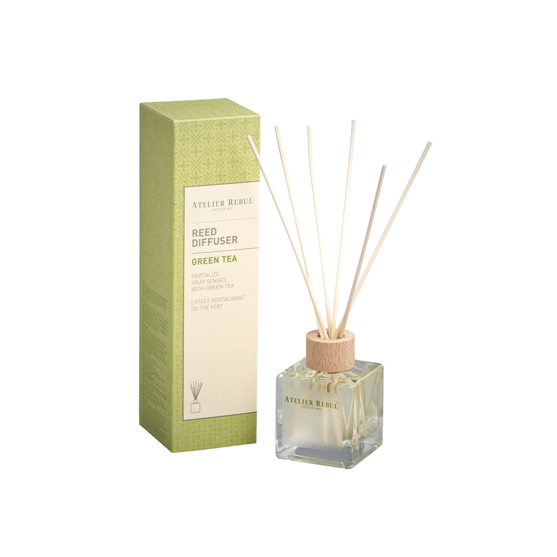 Reed diffuser green tea 120ml | Atelier Rebul UK