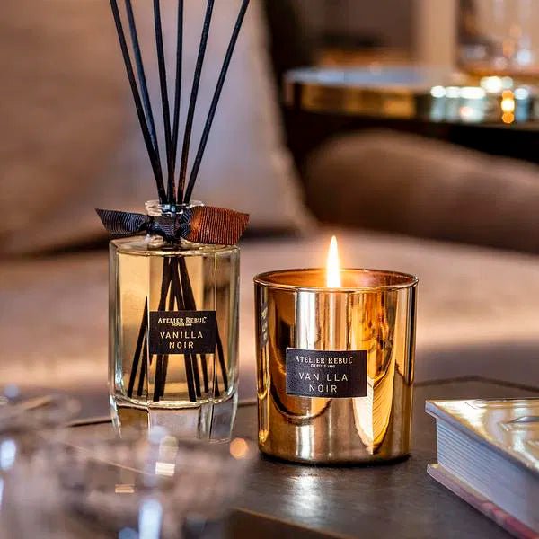 All - VANILLA NOIR SCENTED CANDLE 210 G EU - Atelier Rebul UK