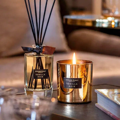 All - VANILLA NOIR SCENTED CANDLE 210 G EU - Atelier Rebul UK