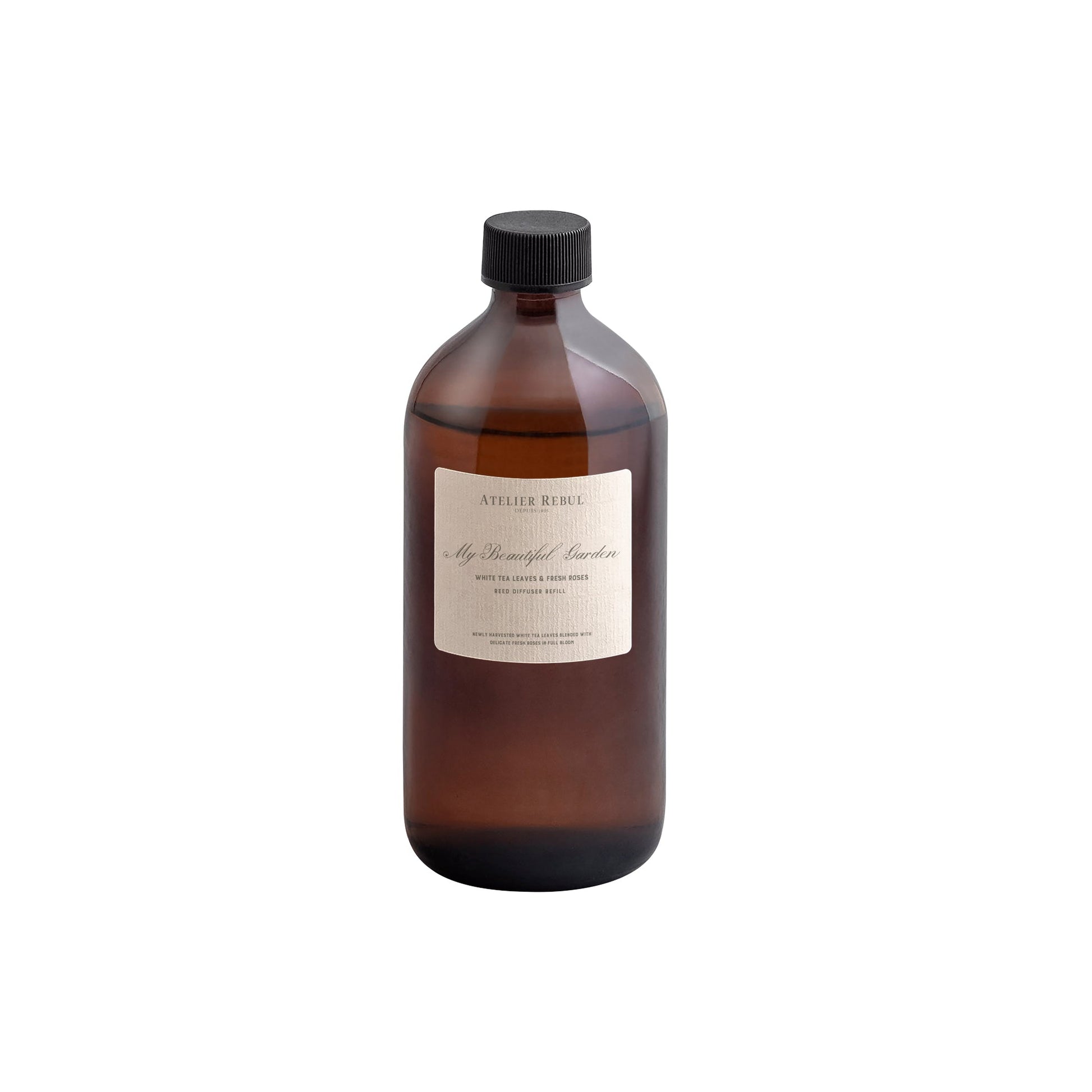 All - WHITE TEA LEAVES & FRESH ROSES REED DIFFUSER REFILL 450 ML - Atelier Rebul UK