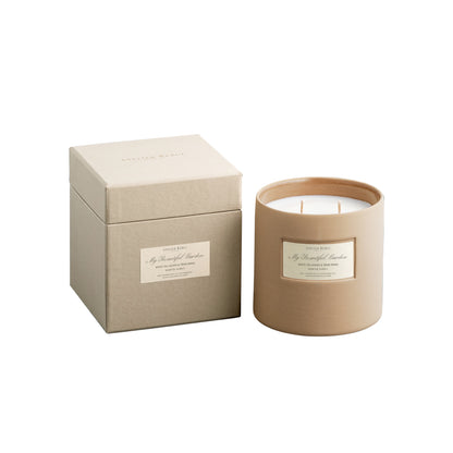 WHITE TEA LEAVES & FRESH ROSES SCENTED CANDLE 650 G